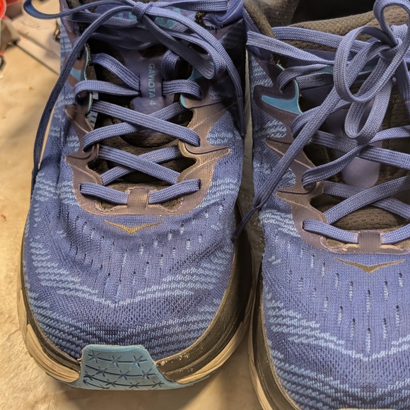 Hoka One One Blue Athletic Shoes - Picture 2 of 6